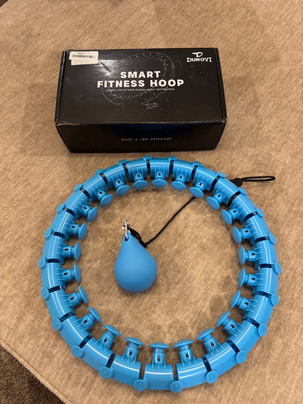 Dumoyi Smart Fitness Hoop - Blue